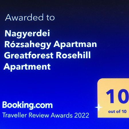 Nagyerdei Rózsahegy Apartman Greatforest Rosehill Apartment Debrecen Exterior foto