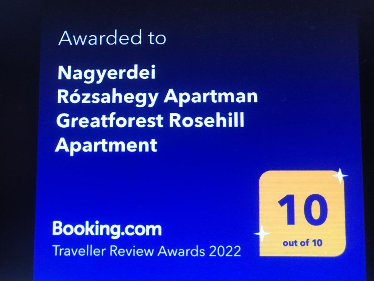 Nagyerdei Rózsahegy Apartman Greatforest Rosehill Apartment Debrecen Exterior foto